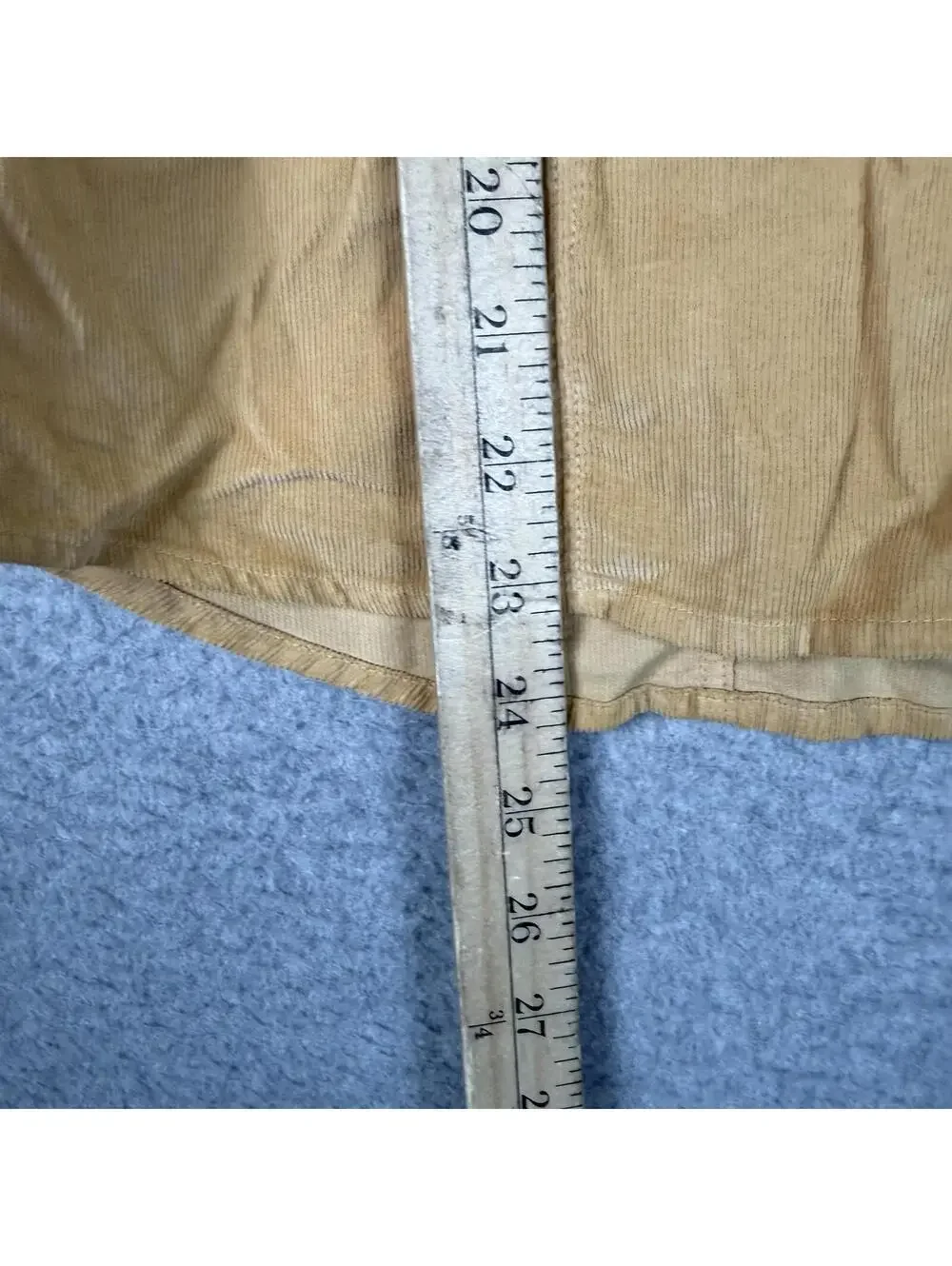 Vintage J. Crew Women's Size Large 100% Cotton Brown Corduroy Button Down Shirt